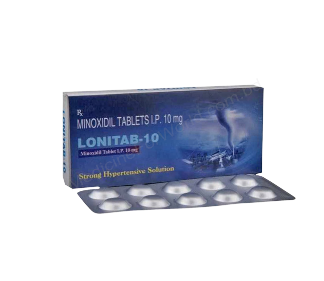 Lonitab- 通用的 米諾地爾- Intas Pharma