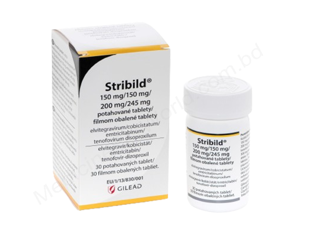 Stribild- Generic Elvitegravir + Cobicistat + Emtricitabine + Tenofovir disoproxil fumarate- GILEAD SCIENCES Pharma