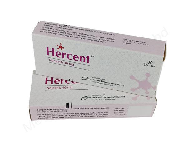 Hercent- Generic Neratinib- Incepta Pharma