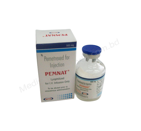 Pemnat- Generic PEMETREXED DISODIUM- Natco Pharma