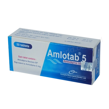 Amlotab- 通用的 苯磺酸氨氯地平- 孟家拉伊斯达制药