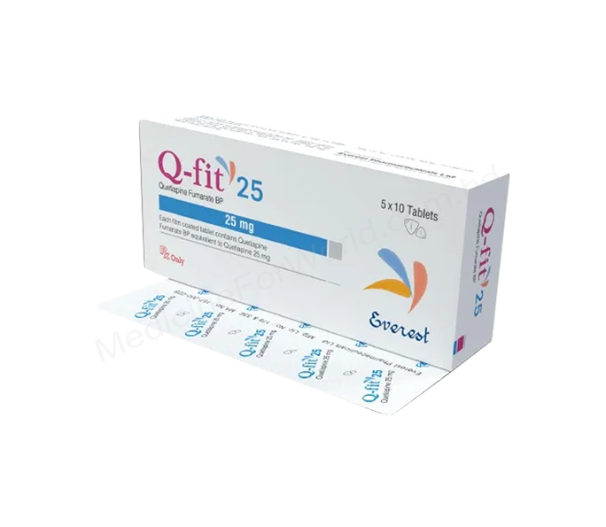 Q-Fit- 通用的 QUETIAPINE FUMARATE- 孟加拉珠峰制药