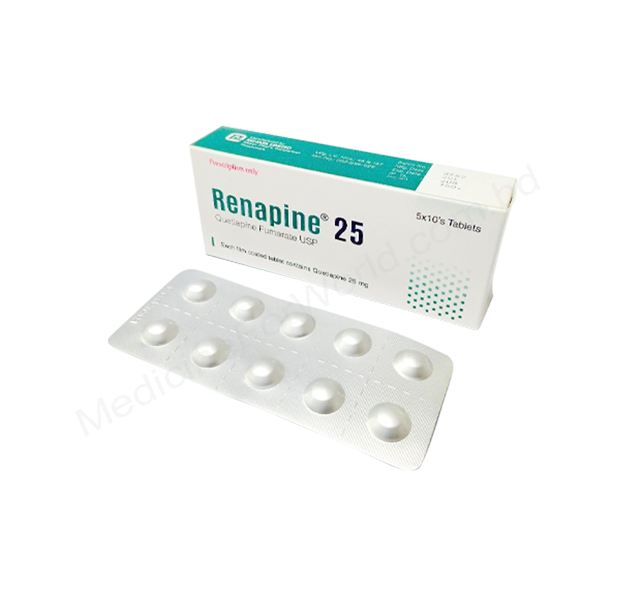 Renapine- Generic QUETIAPINE FUMARATE- Renata Pharma