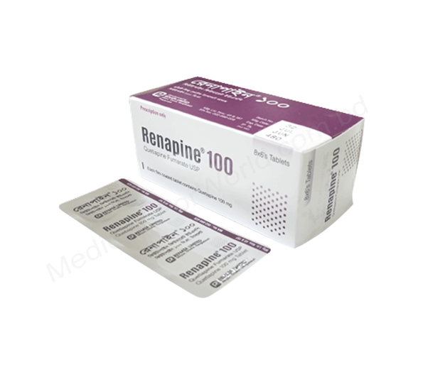 Renapine- Generic QUETIAPINE FUMARATE- Renata Pharma
