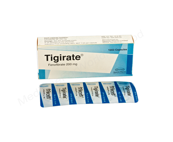 Tigirate- Generic FENOFIBRATE- Opsonin Pharma