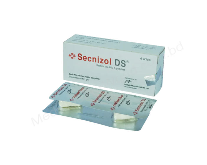 Secnizol DS- Generic Secnidazole- Incepta Pharma