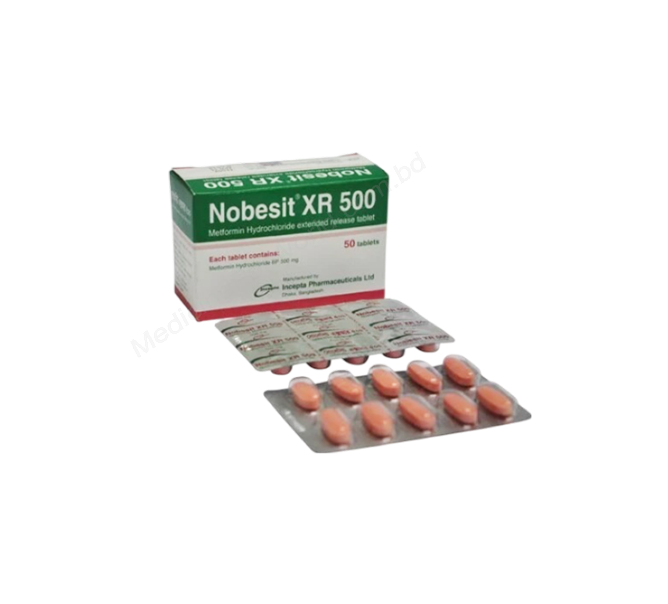 Nobesit XR- 通用的 METFORMIN HYDROCHLORIDE- 孟家拉伊斯达制药