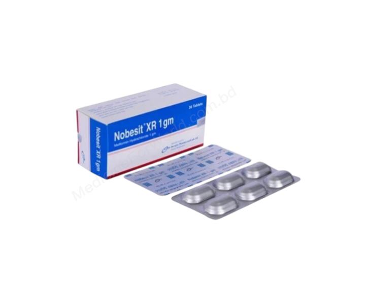 Nobesit XR- 通用的 METFORMIN HYDROCHLORIDE- 孟家拉伊斯达制药
