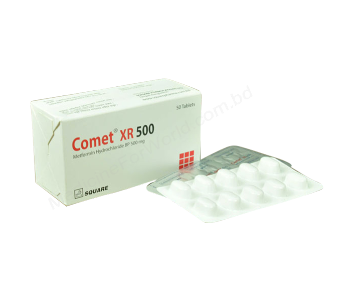 Comet XR- Generic METFORMIN HYDROCHLORIDE- Square Pharma