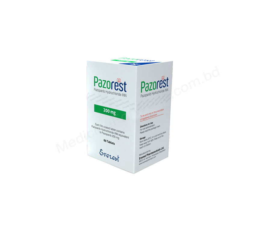 Pazorest- Generic Pazopanib- Everest Pharma