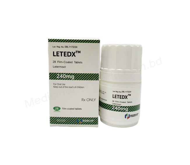 Letedx- Generic Letermovir- Bigbear Pharma