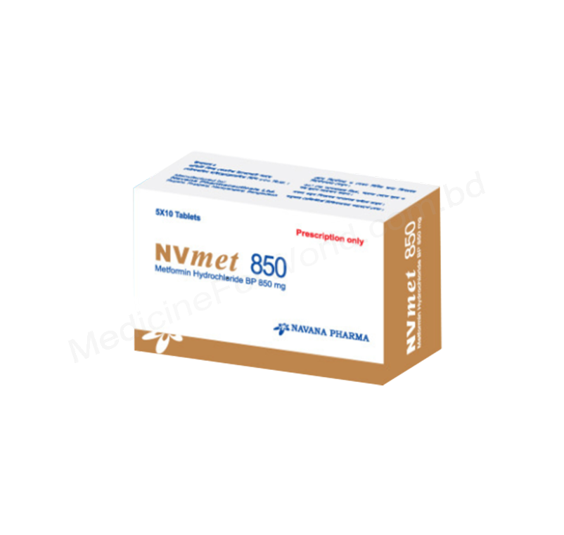 NVmet- 通用的 METFORMIN HYDROCHLORIDE- Navana Pharma