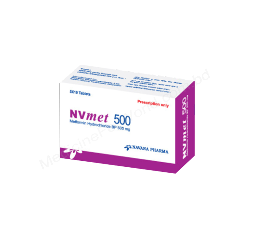NVmet- 通用的 METFORMIN HYDROCHLORIDE- Navana Pharma