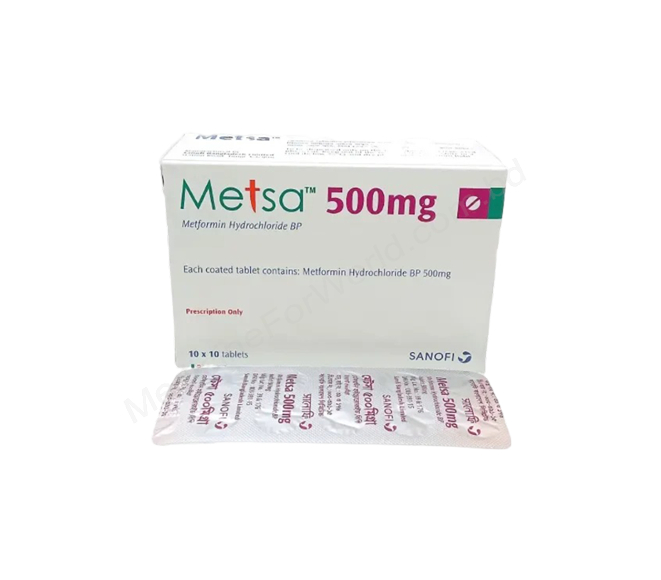 Metsa- 通用的 METFORMIN HYDROCHLORIDE- Synovia Pharma