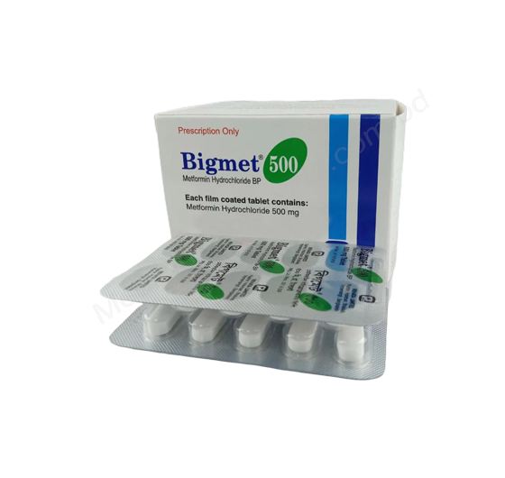Bigmet- 通用的 METFORMIN HYDROCHLORIDE- Renata制药有限公司