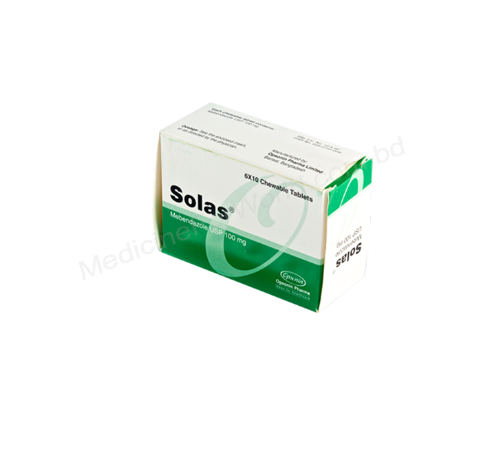 Solas- Generic Mebendazole- Opsonin Pharma