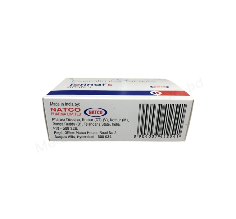 Torinat- Generic Everolimus- Natco Pharma