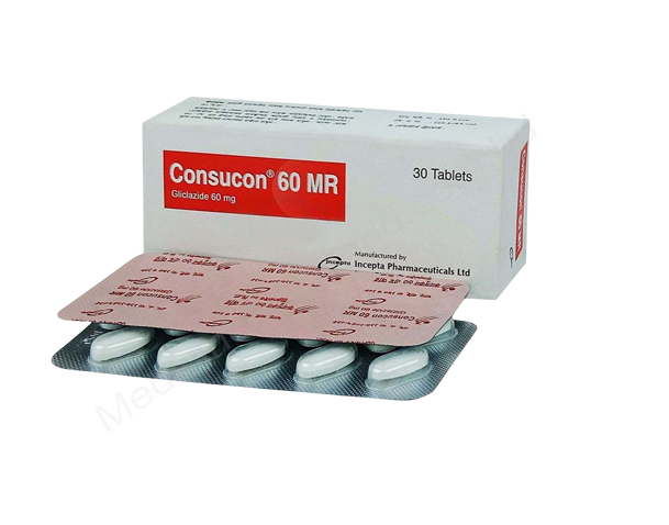 Consucon MR- 通用的 格列齐特- 孟家拉伊斯达制药