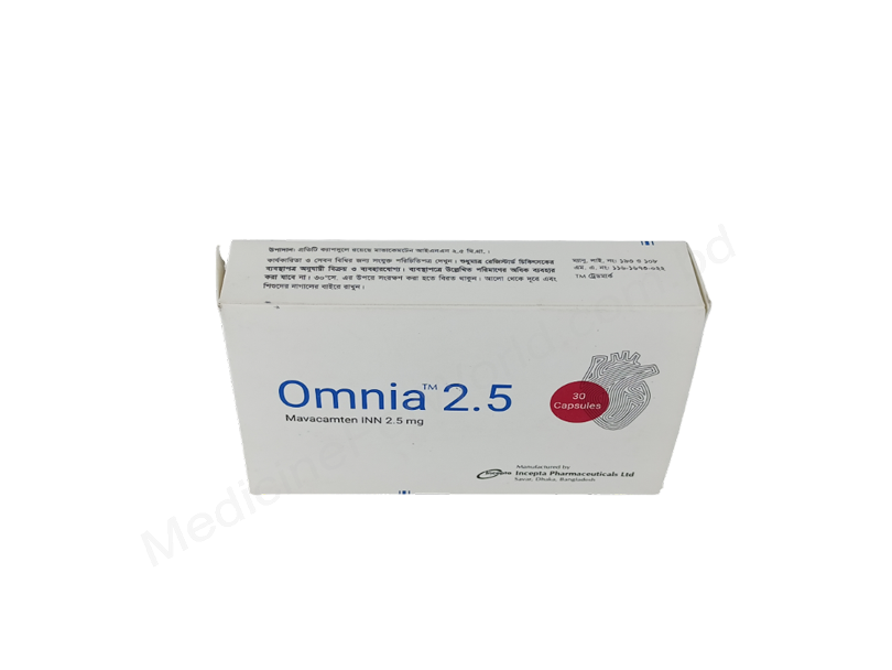 Omnia- Generic Mavacamten- Incepta Pharma