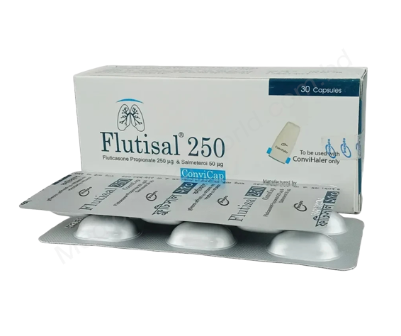 Flutisal- Generic Salmeterol + Fluticasone Propionate- Incepta Pharma