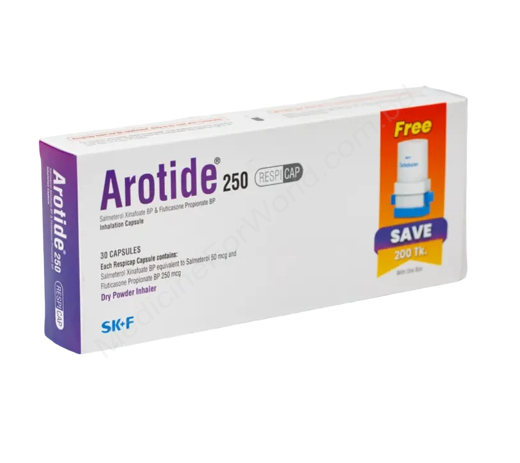 Arotide- Generic Salmeterol + Fluticasone Propionate- Eskayef pharma