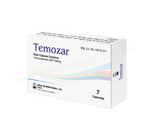 Temozar- Generic Temozolomide- Drug International Pharma