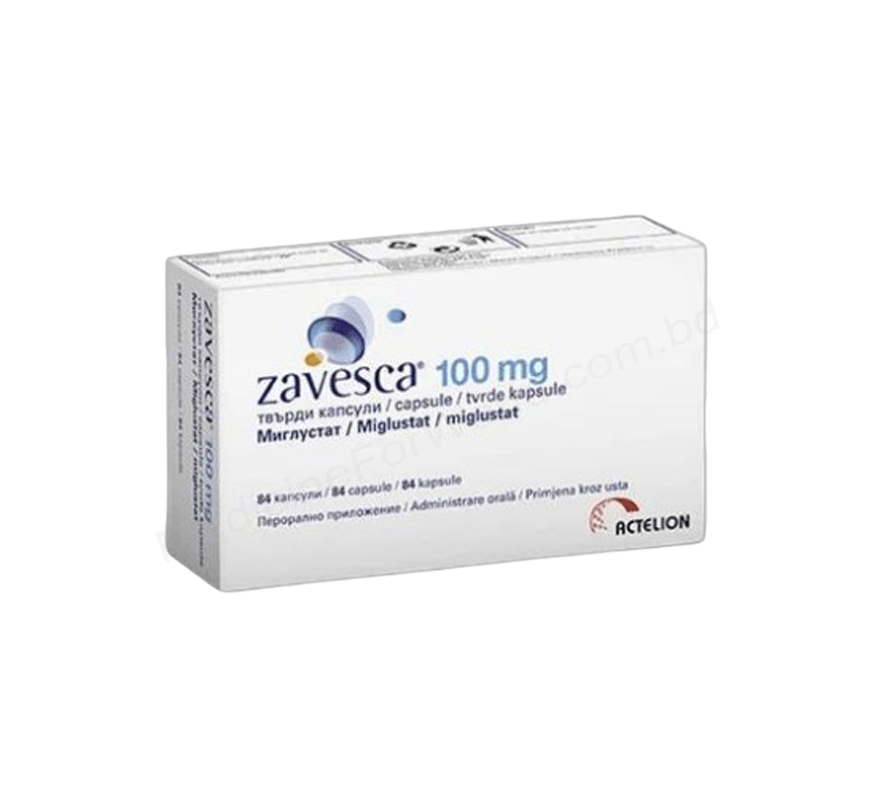 ZAVESCA- Родовое MIGLUSTAT- Actelion Pharma