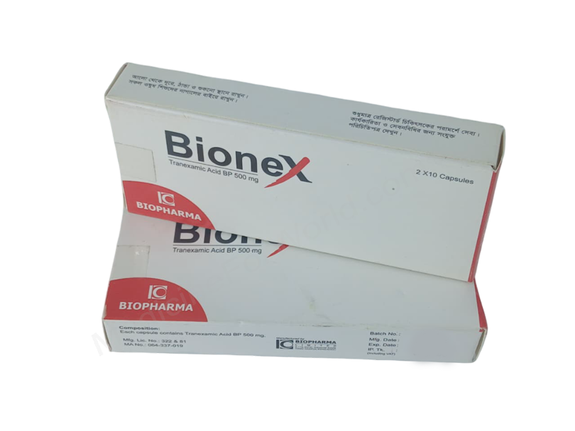 Bionex- 通用的 氨甲环酸- Biopharma Limited