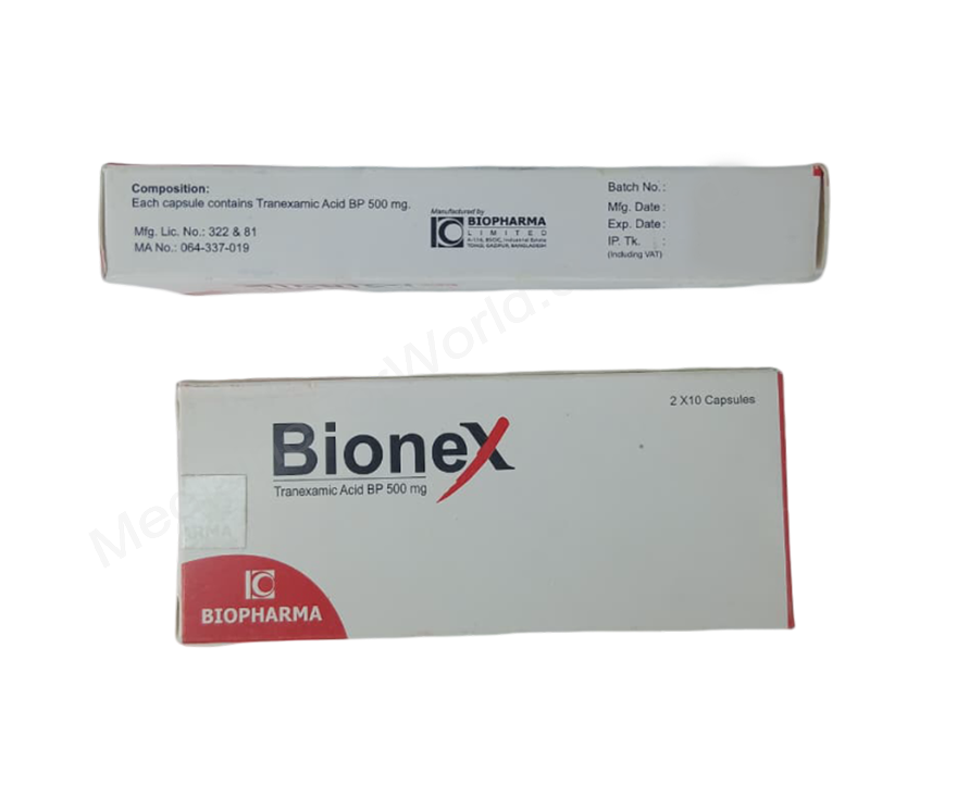 Bionex- 通用的 氨甲环酸- Biopharma Limited