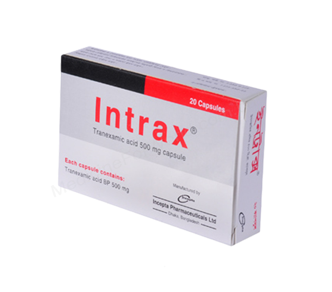 Intrax- Generic Tranexamic Acid- Incepta Pharma