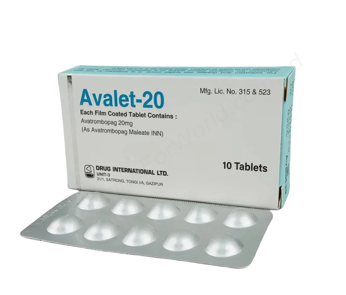 Avalet- Generic Avatrombopag- Drug International Pharma