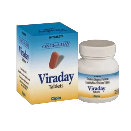 Viraday- Родовое Эфавиренц +Эмтрицитабин +Тенофовир дезопроксил фурмат- Cipla Pharma