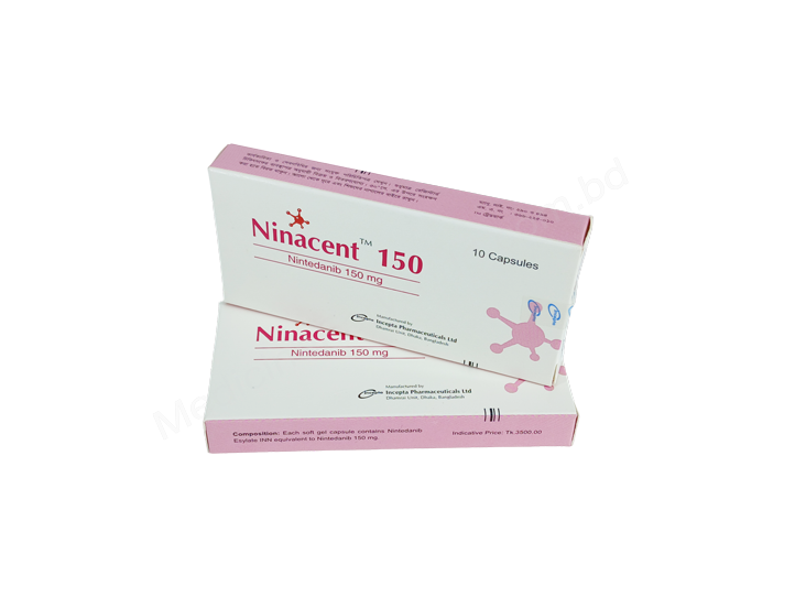 Ninacent- Generic Nintedanib- Incepta Pharma