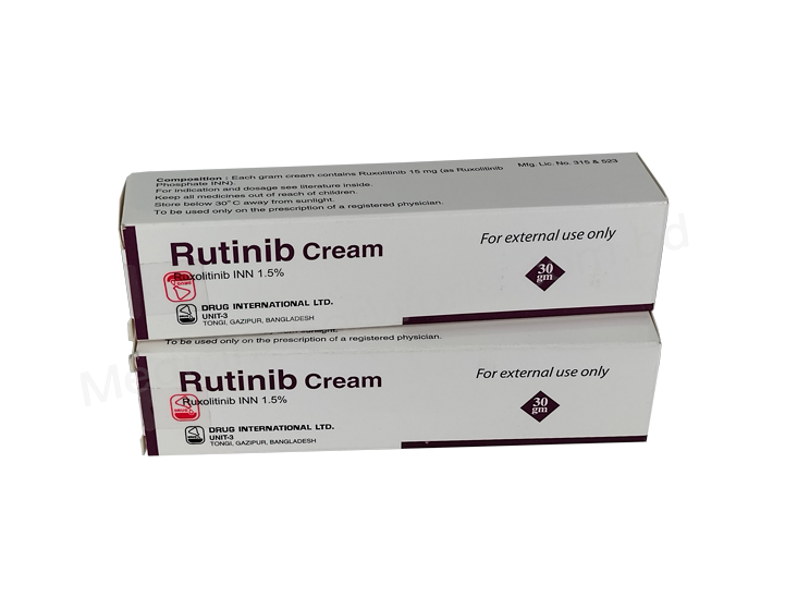 Rutinib Cream- Generic Ruxolitinib Cream- Drug International Pharma