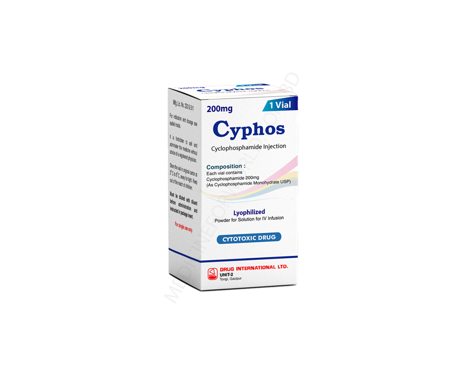 Cyphos- Generic Cyclophosphamide- Drug International Pharma