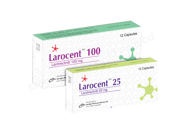 Larocent- Generic Larotrectinib- Incepta Pharma