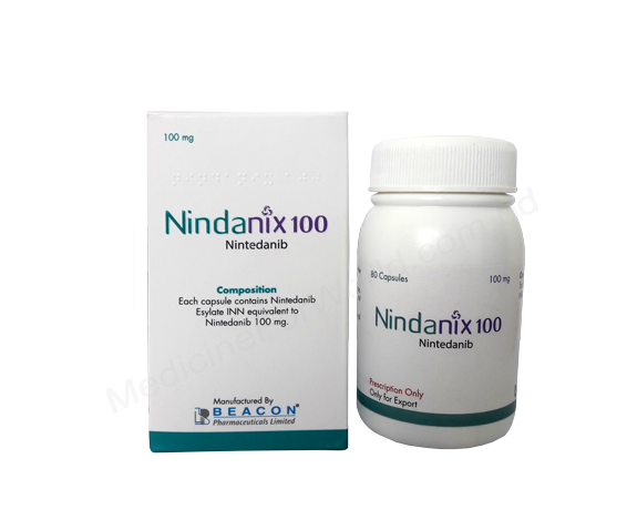 Nindanix/ Fibroz- Generic Nintedanib- Beacon pharma