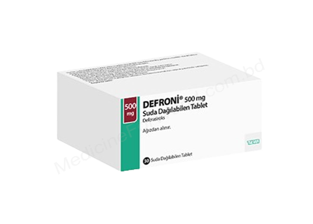 Defroni- Generic Deferasirox- Teva Pharma