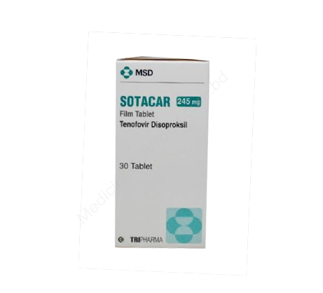 Sotacar- 通用的 富马酸替诺福韦二吡呋酯- MSD Pharma