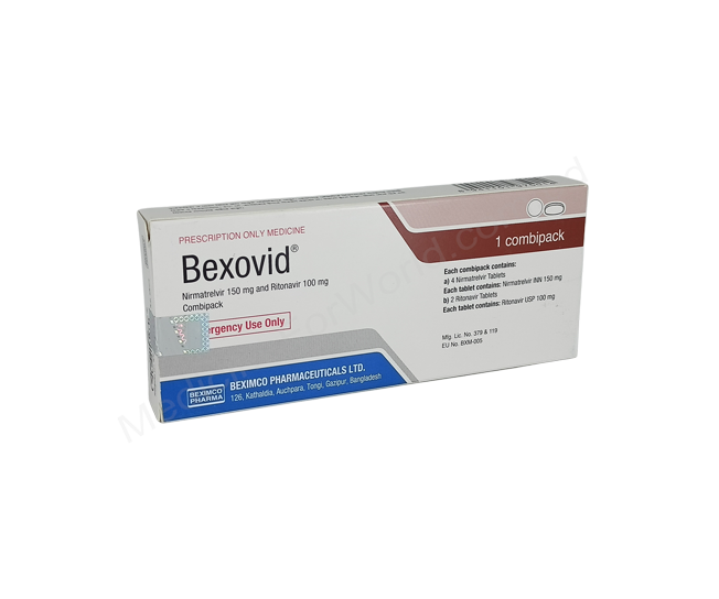 Bexovid- Generic Nirmatrelvir+Ritonavir- Beximco Pharma