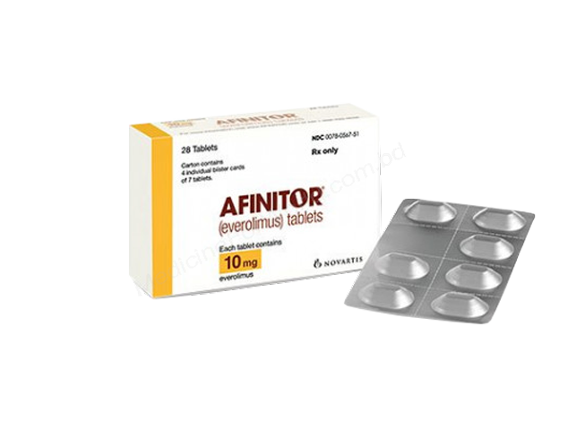 AFINITOR- 通用的 依维莫司- Novartis Pharma