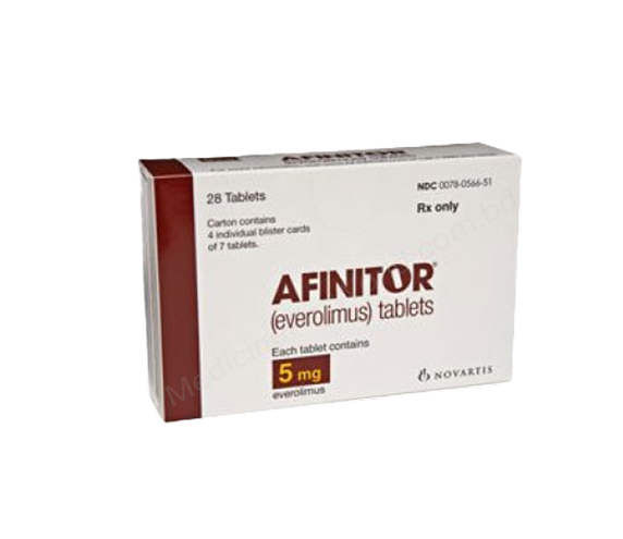 AFINITOR- 通用的 依维莫司- Novartis Pharma