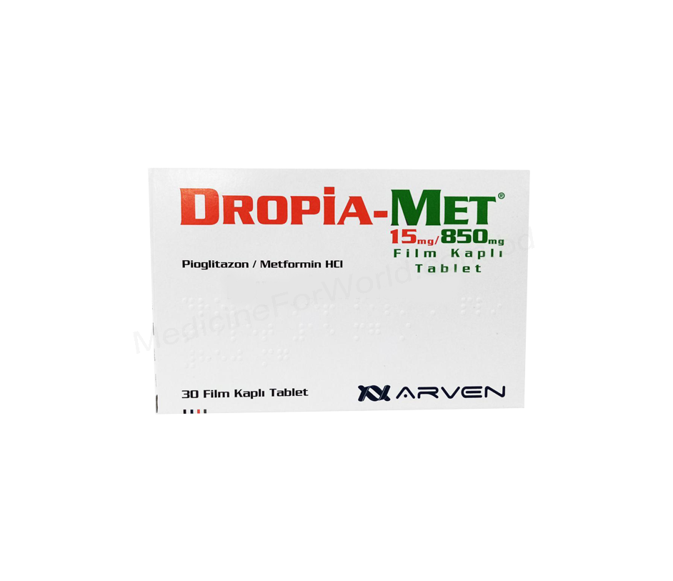 Dropia-met- Generic PIOGLITAZONE + METFORMIN- ARVEN Pharma
