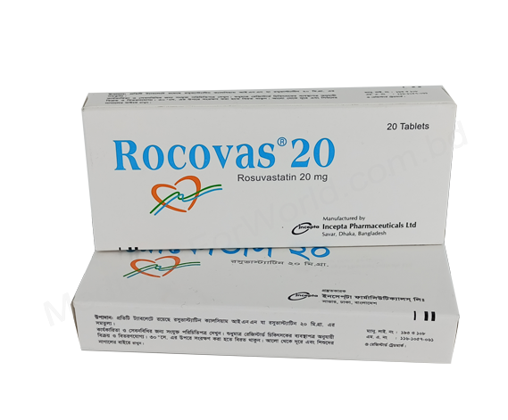 Rocovas- Generic Rosuvastatin- Incepta Pharma
