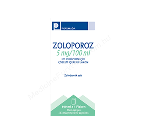 Zoloporoz- 通用的 唑来膦酸- PHARMADA Pharma