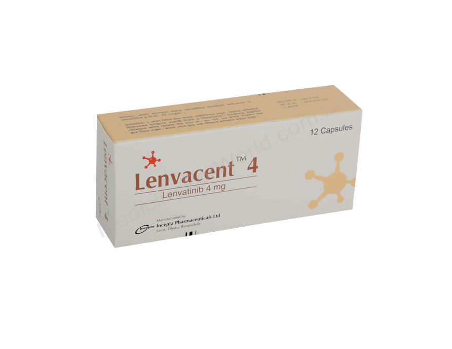 Lenvacent- Generic Lenvatinib- Incepta Pharma