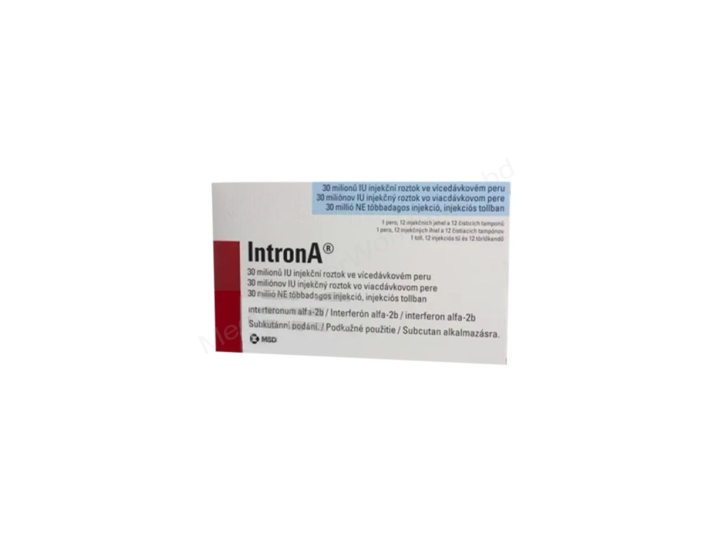 INTRON A- Generic INTERFERON ALFA-2B- MERCK SHARP & DOHME Pharma