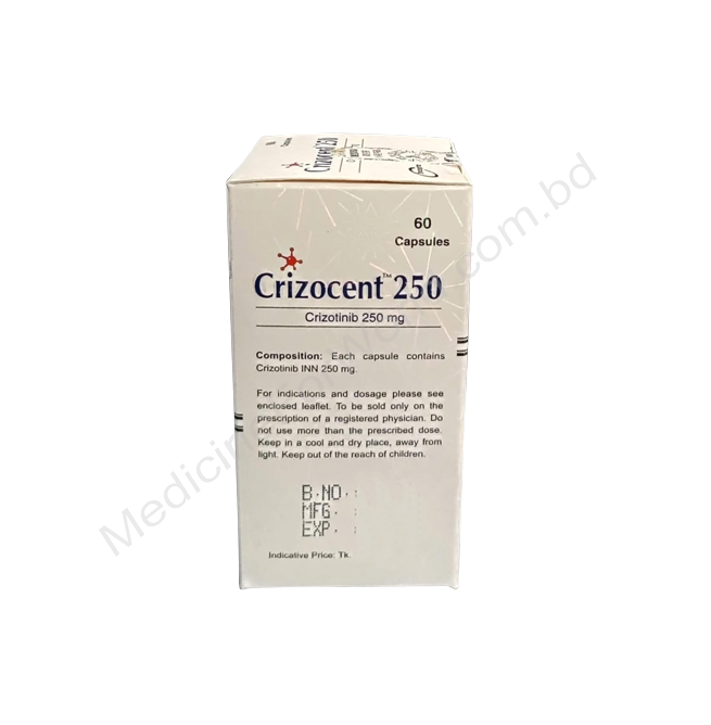 Crizocent- Generic Crizotinib- Incepta Pharma