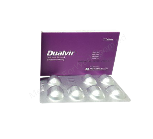 Dualvir- Generic Sofosbuvir + Ledipasvir- Aristopharma