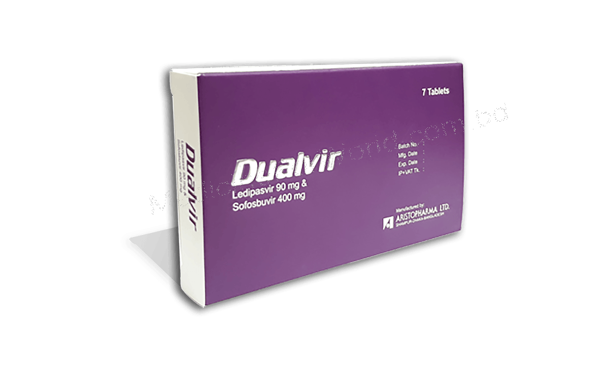 Dualvir- Generic Sofosbuvir + Ledipasvir- Aristopharma